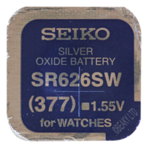 Seiko SB-AW 377 SR626SW Silver Oxide Watch Battery 1.55v