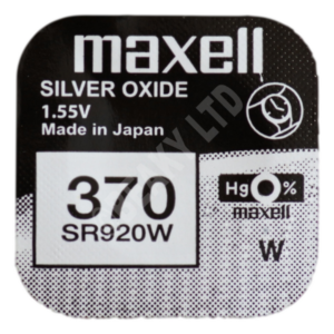 Maxell 370 SR920W Watch Battery 1.55v