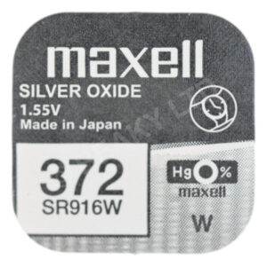 Maxell 372 SR916W Watch Battery 1.55v