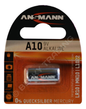 Ansmann 10A L1022 MN10 A10 Premium Alkaline Battery 9v [Loose]