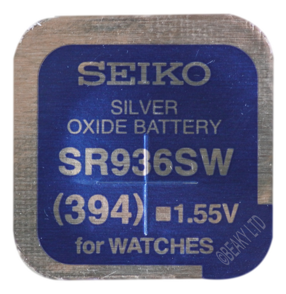 Seiko SB-A4 394 SR936SW Silver Oxide Watch Battery 1.55v
