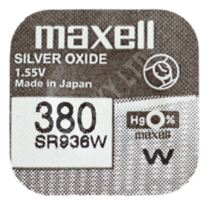 Maxell 380 SR936W Watch Battery 1.55v