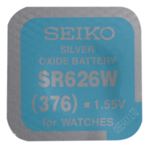 Seiko SB-BW 376 SR626W Silver Oxide Watch Battery 1.55v